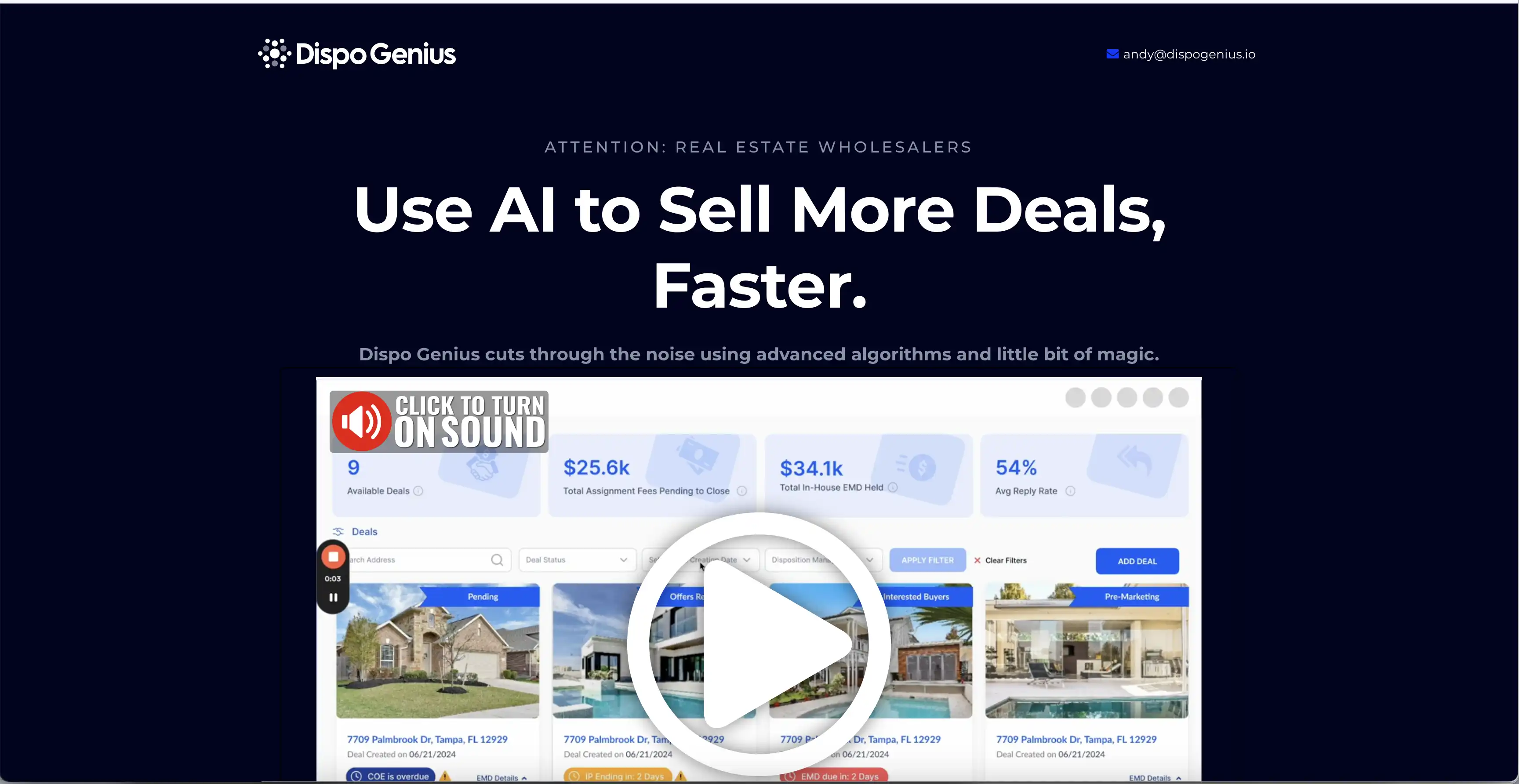 Dispo Genius