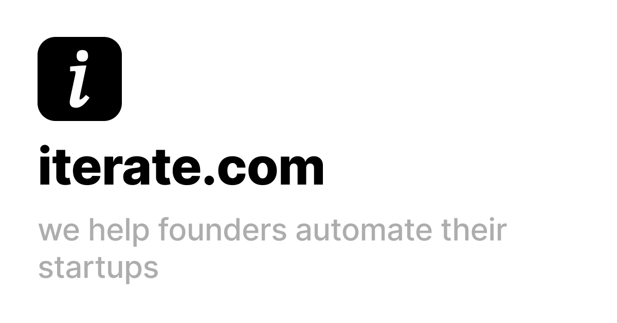 Iterate
